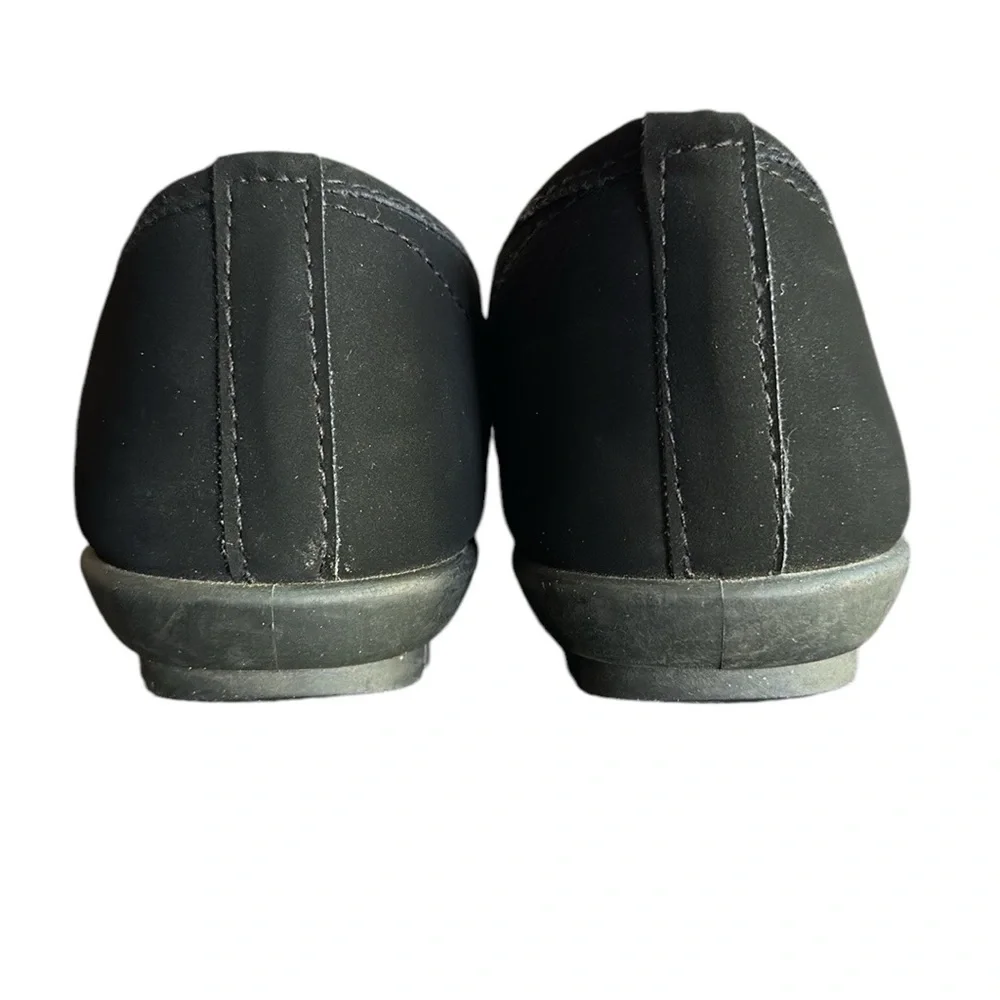 Harborsides Berni Black Memory Foam Casual Flats Sz 7